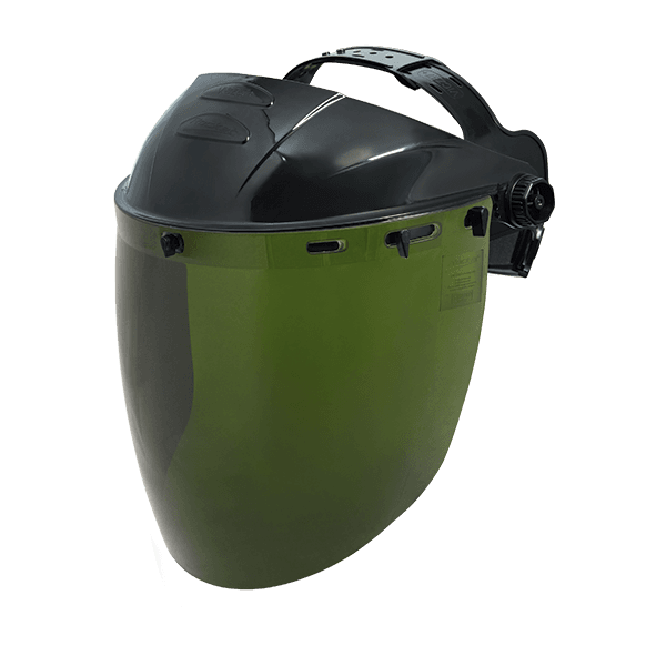 CARETA ROCKET CON VISOR LENTE VERDE IR 3.0 STEELPRO