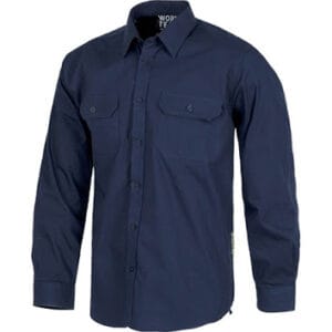 CAMISA DRILL MANGA LARGA