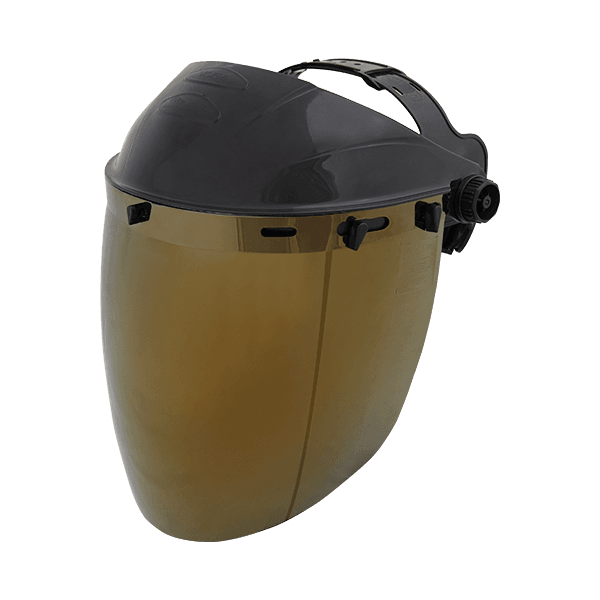CARETA ROCKET CON VISOR POLICARBONATO IR 5.0 DORADO AF
