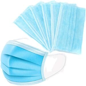 TAPABO CADESECHABLE TELA QUIRURGICA COLOR AZUL CAJA *50 UN
