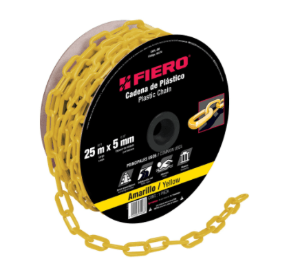 CADENA PLASTICA 5 MM, 7 COLORES