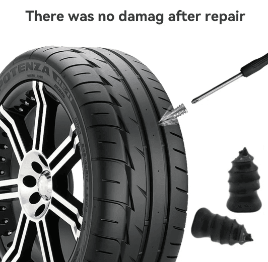 JUEGO DE CLAVOS DE GOMA REPARACION LLANTAS - Imagen 2